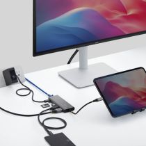 Estación acoplamiento Startech portátil USB-C, HDMI, 2,5 G