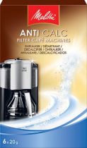 Revenda Acessórios Limpeza - Melitta Anti Calc em pó – Descalcificante máquinas 6x 20 gramas  