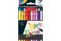 achat Papier - FABER-CASTELL : feutres Noir Edition, étui 20 pièces 116452