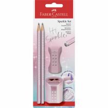 achat Crayons de couleur - Coffret décriture FABER-CASTELL Sparkle BK+Acc. rose 118298