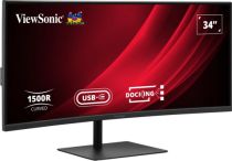 ÉCRAN VIEWSONIC 34 QHD COURBÉ HDMI DP 65 W USB-C USB RJ45 RÉGLAGES 