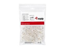Connecteurs Equip Cat6a RJ45 UTP blindés, sans outil, lot 100 pièce