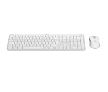 Logitech Wireless Keyboard + Mouse MK950 Signature Slim, White