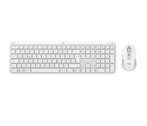 Logitech Wireless Keyboard + Mouse MK950 Signature Slim, White