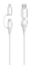 Comprar Adaptadores - EWENT Cable USB-C USB USB-C Lightning, 60 W, blanco, 1 m EC1075