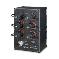 PLANET Industrial IP67 Rated 4-Port 10/100/1000T 802.3at