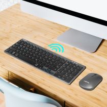Conjunto teclado ratón inalámbricos Logilink 2,4 GHz modo du