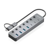 HUB AISENS USB3.1 Gen1 USB-C+USB-A-4xUSB-A+3xUSB-C+1xUSB-C/H ALIM