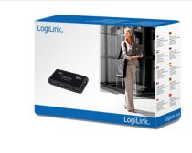 Logilink USB-HUB 4-Port 3.0 + Netzteil schwarz