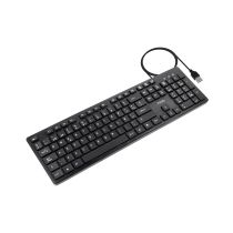 Kaufen Tastaturen - LEISE-TASTATUR TOOQ TQK-2003-B USB 105 TASTEN Schwarz