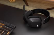 Corsair HS80 Max Wireless Gaming-Kopfhörer Silber