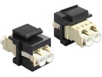 DELOCK Keystone LC dúplex -> LC dúplex hembra