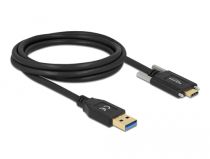 Câble USB SuperSpeed DELOCK, type mâle vers USB-C mâle, 2 m