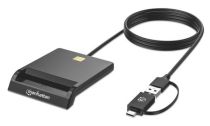achat Lecteurs de cartes - MANHATTAN ChipLecteur Cartes + USB-C / USB-A Kombo-Male 102759