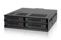 IcyDock 4x 2.5 Sata/SAS in 1x5 25 bay mobile rack screwless