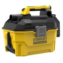 Revenda Aspirador a seco e a molhado - Stanley FATMAX V20, aspirador líquidos sólidos, amarelo, sem ba