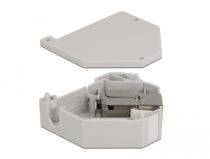 Adaptador DELOCK calha DIN módulo Keystone RJ45
