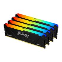 buy RAM-Module für PC - Kingston 64GB 3200MT/s DDR4 CL16 DIMM (Kit of 4) FURY Beast RGB 