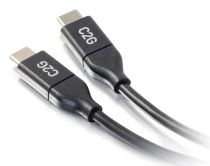 Câble USB-C C2G 0,9 m (3 pieds), USB 2.0 (5 A), mâle mâle, noir