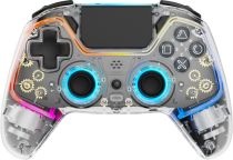 Revenda Acessórios PS4 / PS5 - Comando Deltaco sem fios RGB transparente PS4