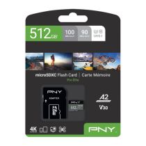 Cartão memória SD MicroSD XC Card 512Go PNY Pro Elite 