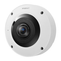 Cámara IP Hanwha XNF-9013RV lente ojo pez. 12 MP, PoE, IR, IP66