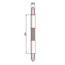 Brumberg 87131080 Raccord flexible noir