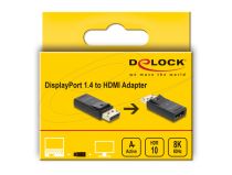 DELOCK Adaptador activo DisplayPort 1.4 > HDMI 8K + HDR inalámbrico.