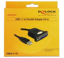 Adaptador USB 1.1 (conector macho) > 1 x conector hembra paralelo DB25