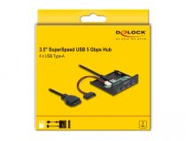 Panneau avant : 3,5 USB 5 Gbps, 4 ports USB type A