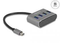 Revenda Hub - Hub USB 4 portas 5 Gbps ligação USB Type-C - Tomadas USB tip