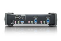 Commutateur KVM bureau à 2 ports USB 3.1 Gen 1, DisplayPort 4K 1.2,