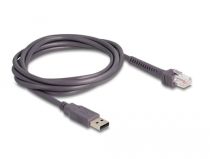 USB Barcode Scanner 1D mit Anschlusskabel und Halterung - Laser - schw