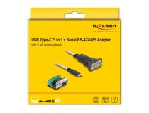 Adaptador USB Type-C 1 conector serie RS-422 485 bloque born