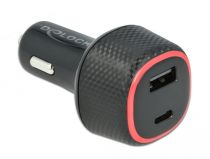 Adaptateur recharge voiture USB Type-C  PD 3.0 et USB Type-A, 