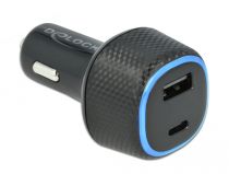 Adaptateur recharge voiture USB Type-C  PD 3.0 et USB Type-A, 