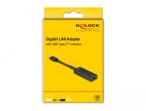 Adaptador USB Type-C LAN Gigabit, 1 x RJ45 slim, ASIX
