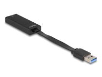 Adaptador red USB tipo Gigabit LAN, 1 x RJ45 delgado, ASIX