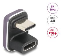 achat Hub - Adaptateur USB-C  coudé à 180°, 40 Gbps, PD 3.1, 240 W, mâle vers feme 60737