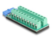 Adaptador tomada USB bloco terminais, 20 pinos