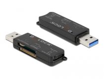 Lector tarjetas USB SuperSpeed tarjetas memoria SD, Micro S