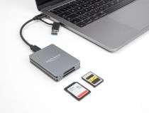 Lector tarjetas USB Type-C tarjetas memoria SD CFexpress