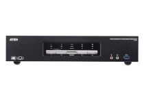 Conmutador KVM ATEN, 4 puertos, USB 3.0, 4K, DP, Triple View, KVMP 