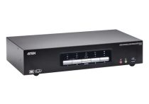 Conmutador KVM ATEN, 4 puertos, USB 3.0, 4K, DP, Triple View, KVMP 