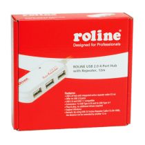 Hub USB 2.0 à 4 ports ROLINE répéteur 12 m