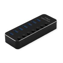 achat Hub - Hub USB 3.2 Gen 1 ordinateur portable ROLINE, 7 ports, commutatio 14.02.5057