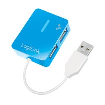 HUB 4x LogiLink Smile azul