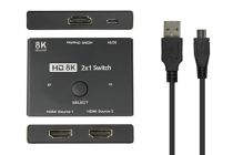 Commutateur HDMI 2.1 Good Connections à 2 sorties, bidirectionnel, 8K 