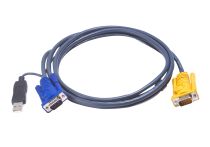 achat KVM - Câble KVM ATEN 2L-5203UP VGA-USB convertisseur PS 2-USB intégré,  2L-5203UP