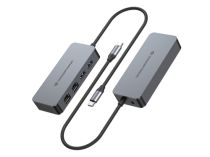 Adaptateur CONCEPTRONIC USB-C vers 2xGbE + 2xUSB-A 3.2 5 Gbit s, 0,30 